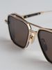 EPLX.08 WHITE GOLD/MATTE BLACK/GOLD/DARK BROWN POLARIZED/BLACK FLASH MIRROR