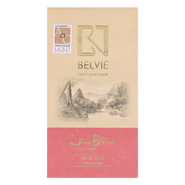 Sô cô la đen Lâm Đồng 70% cacao, 80g