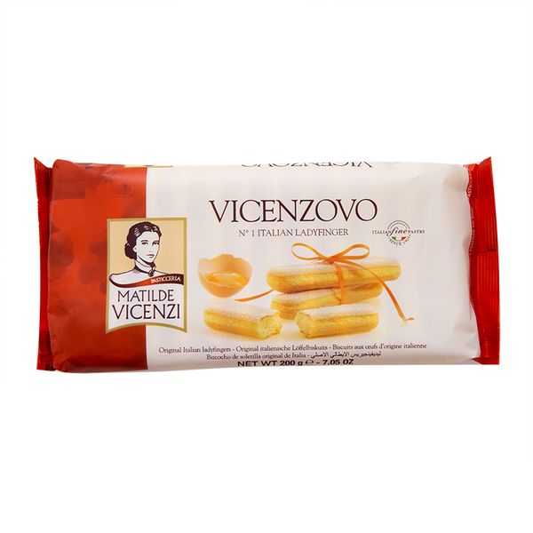 Bánh Ladyfingers Nguyên Gốc Ý Vicenzovo 200g