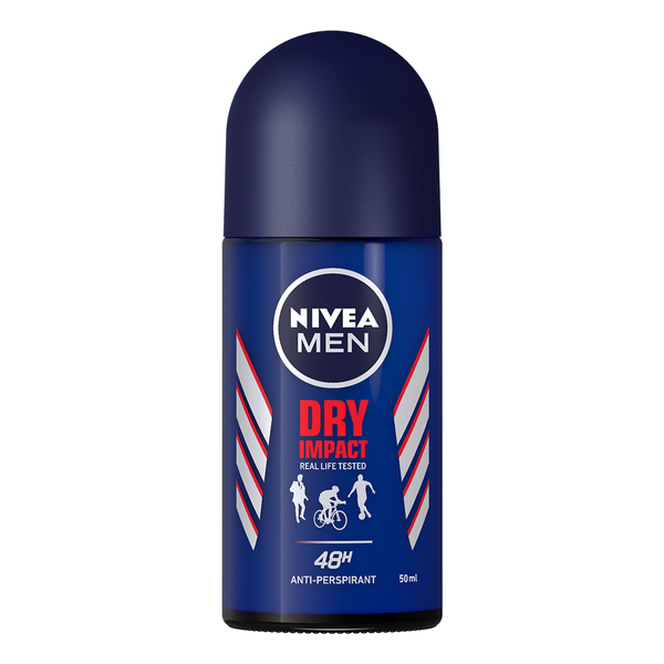 Lăn khử mùi khô thoáng Nivea Dry impact cho nam 50ml
