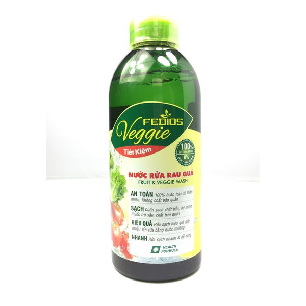 Fedios Veggie - Nước rửa rau quả tiết kiệm