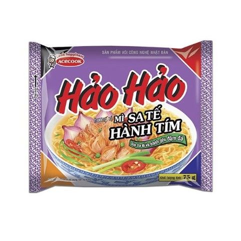 Hảo Hảo mì satế hành tím 75g