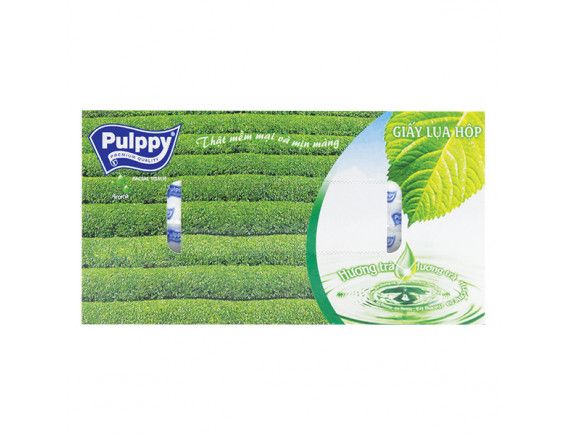 Giấy lụa hộp Pulppy Hương Trà