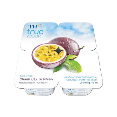 Sữa chua ăn TH True Milk chanh dây 100g