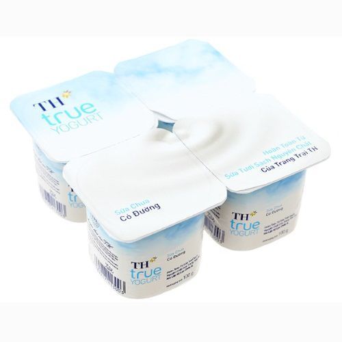 Sữa chua ăn TH True Yogurt ít đường 100g