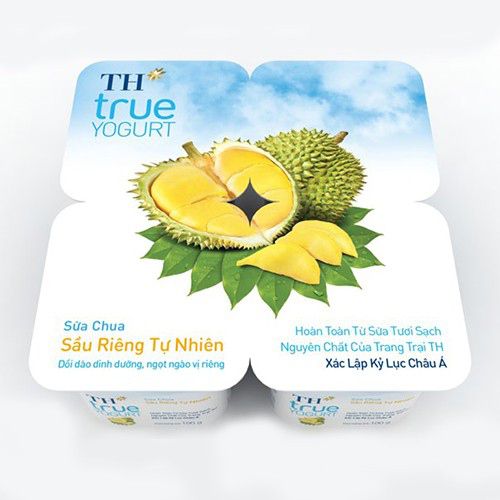 Sữa chua ăn TH True Yogurt sầu riêng 100g