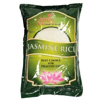 Gạo Jasmine Lotus Rice đặc sản 2kg