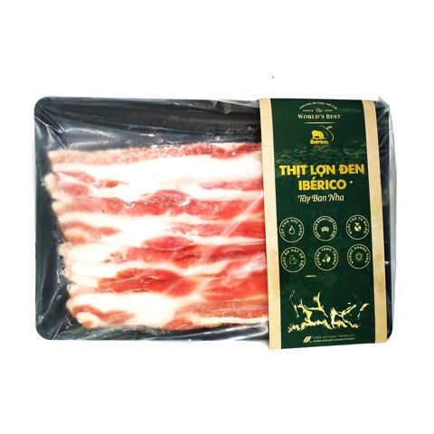 Iberico Defatted Belly/ Thịt bụng ba rọi cắt mỡ 300gr