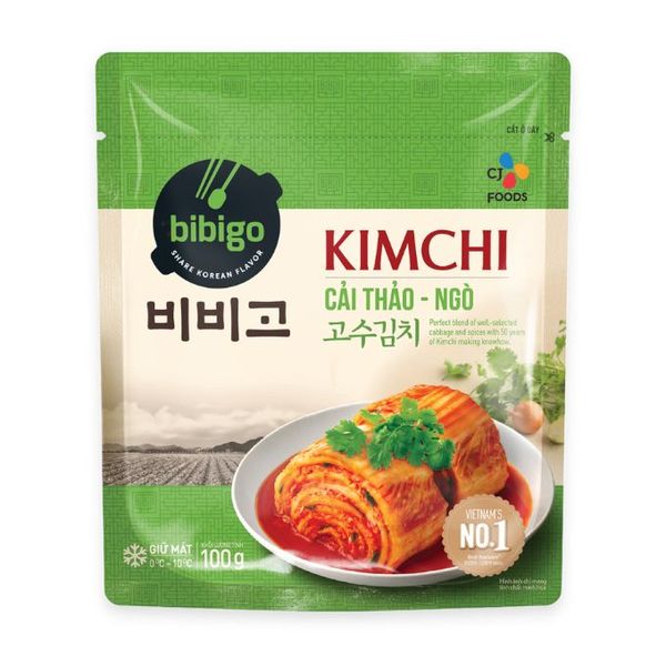 Kim chi cải thảo ngò Bibigo Ông Kims 100g