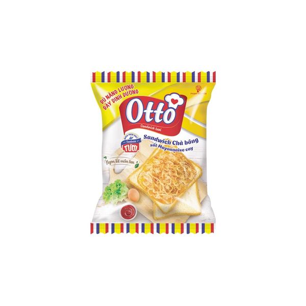 Bánh mì Otto Sandwich tươi chà bông xốt mayonaise cay 76g