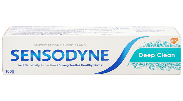 Kem Đánh Răng Sensodyne Deep Clean Làm Sạch Sâu Tuýp 100g