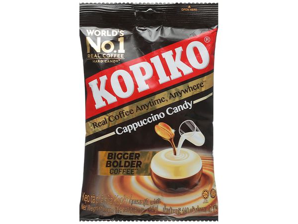 Kẹo Coffeeshot Cappuccino Kopiko Gói 140G