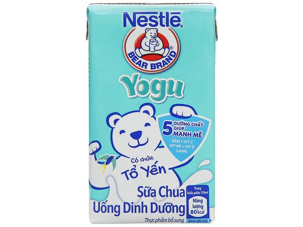 Sữa Chua Uống Nestle Yogu Có Chứa Tổ Yến Hộp 115ML