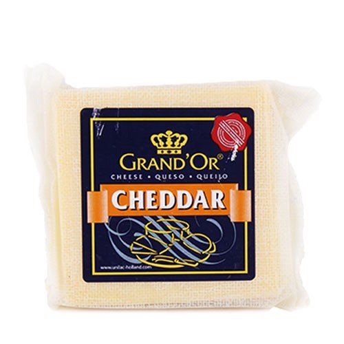 Phô mai Grand'Or Cheddar trắng khối 200gr