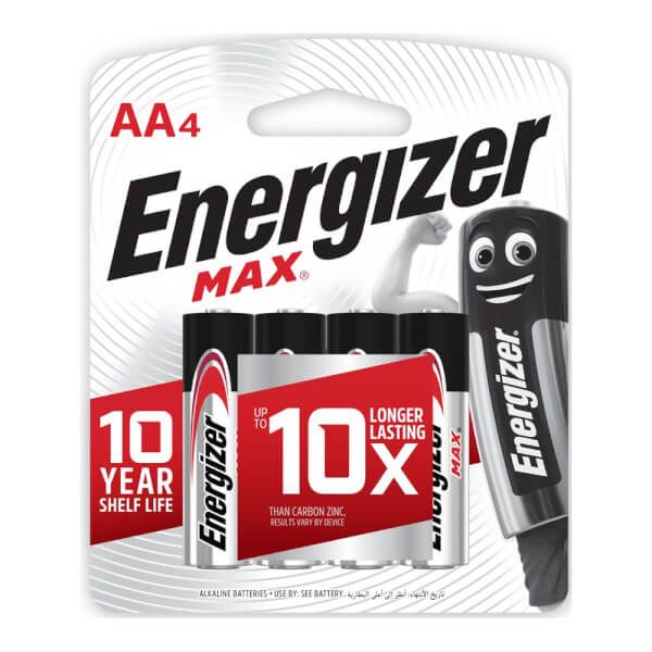 Pin AA Energizer Max E91 BP4 Vỉ 4 Viên