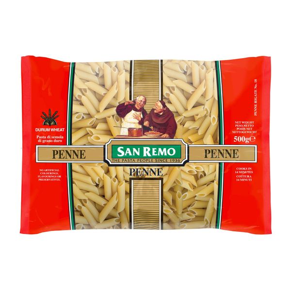 Mì Penne hiệu San remo 500gr