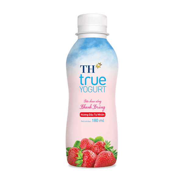 Sữa chua uống Dâu TH True Yogurt 180ml