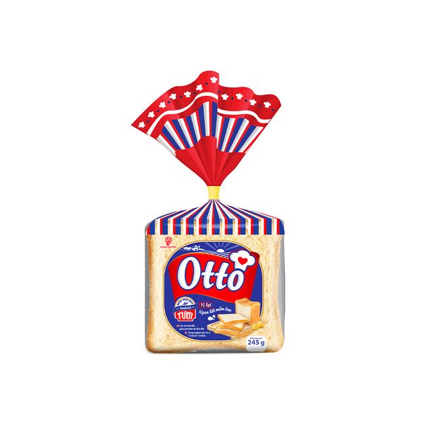 Bánh mì Otto Sandwich tươi lạt 220g