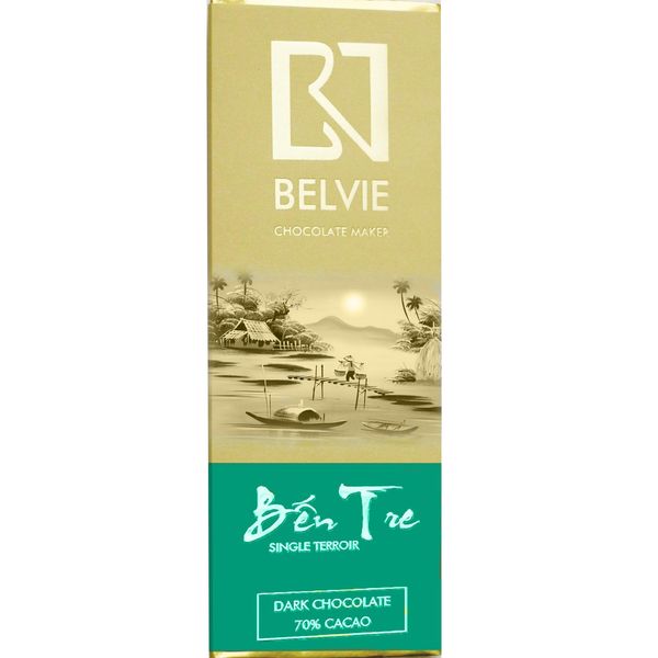 Sô cô la đen  Bến Tre 70% cacao, 27g