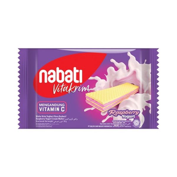 Bánh kem xốp Nabati sữa chua phúc bồn tử Richberry 50g