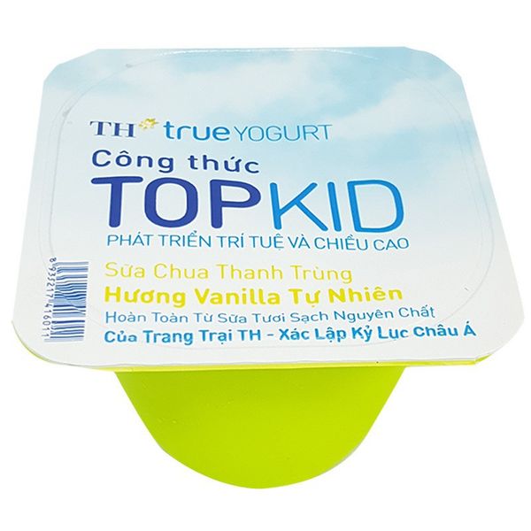 Sữa chua ăn Thanh trùng TH Topkid Vanila 60g