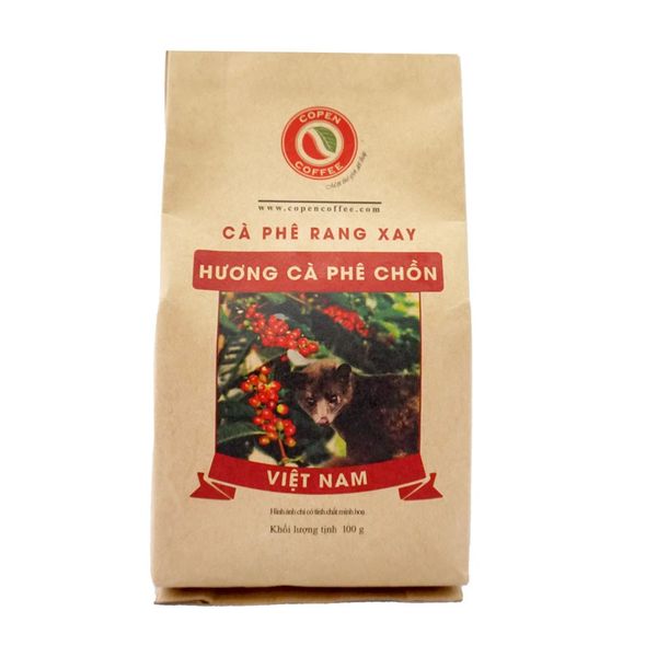 Cà phê Copen rang xay hương cà phê chồn 100g