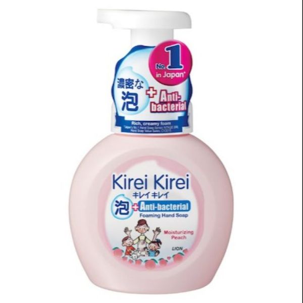 Bọt rửa tay Kirei Kirei hương đào 250ml