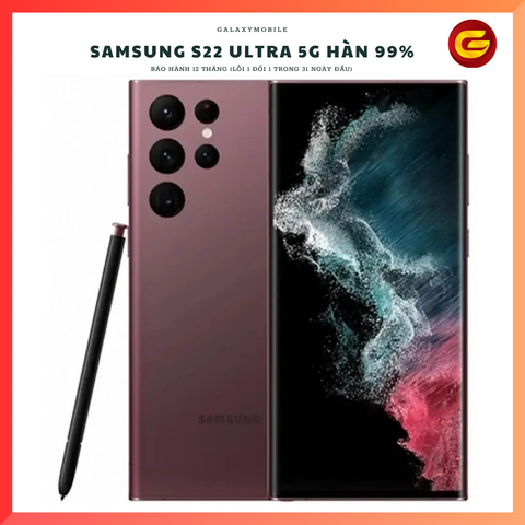  Samsung S22 Ultra Hàn 512G 99% 