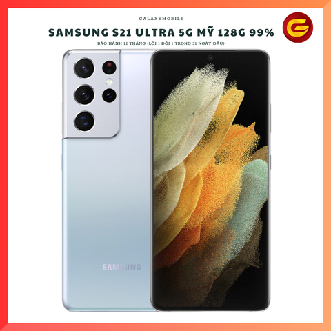  Samsung S21 Ultra 5G Mỹ 128G 99% 