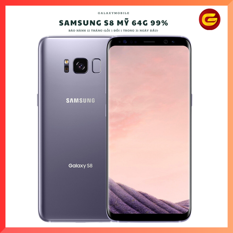  Samsung S8 Mỹ 64G 99% 