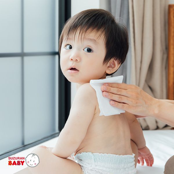 Khăn khô cotton thiên nhiên Suzuran Japan 80 miếng