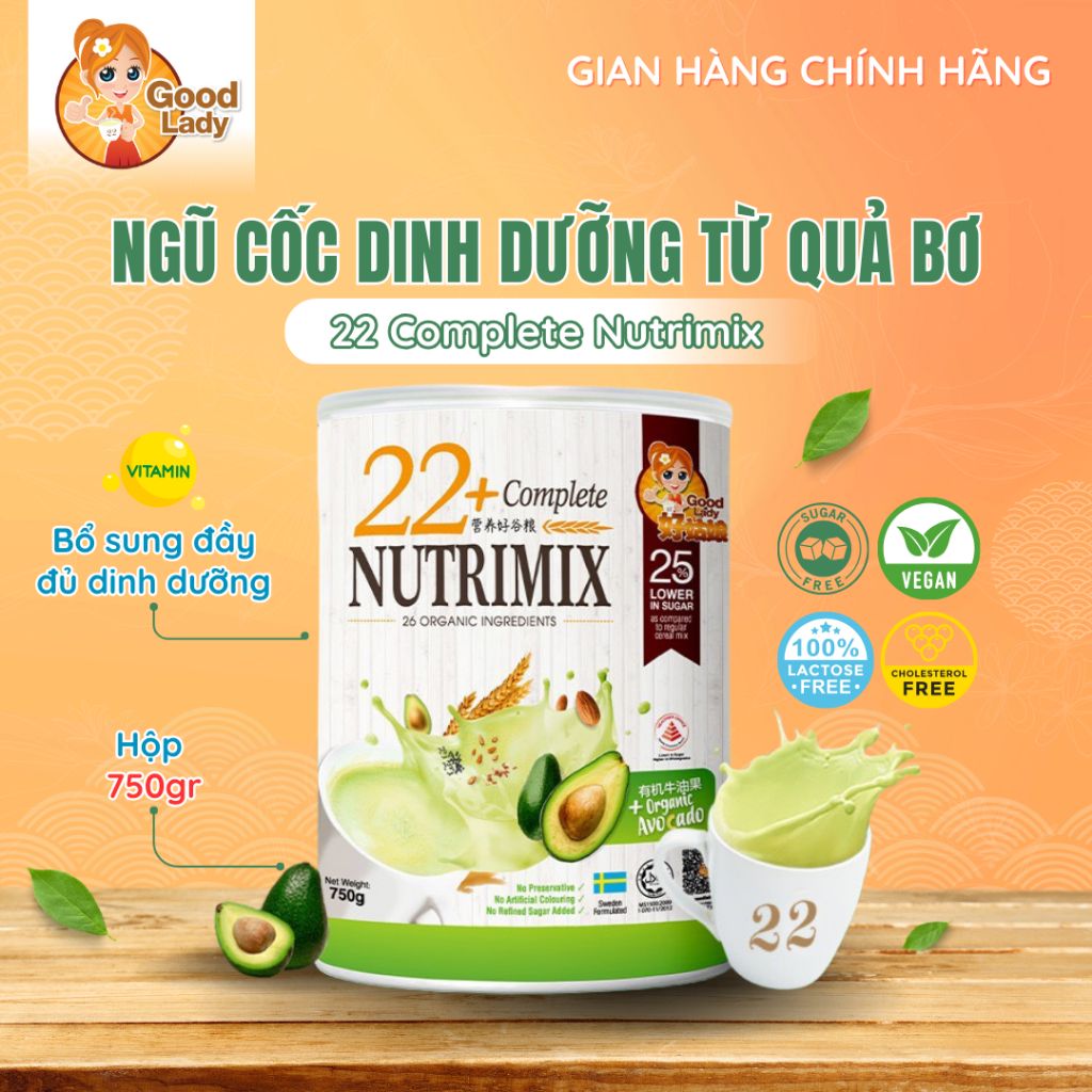 Ngũ cốc dinh dưỡng cao cấp 22 dưỡng chất - Hỗ trợ chăm sóc sức khỏe - Lượng đường thấp - Nhiều vị