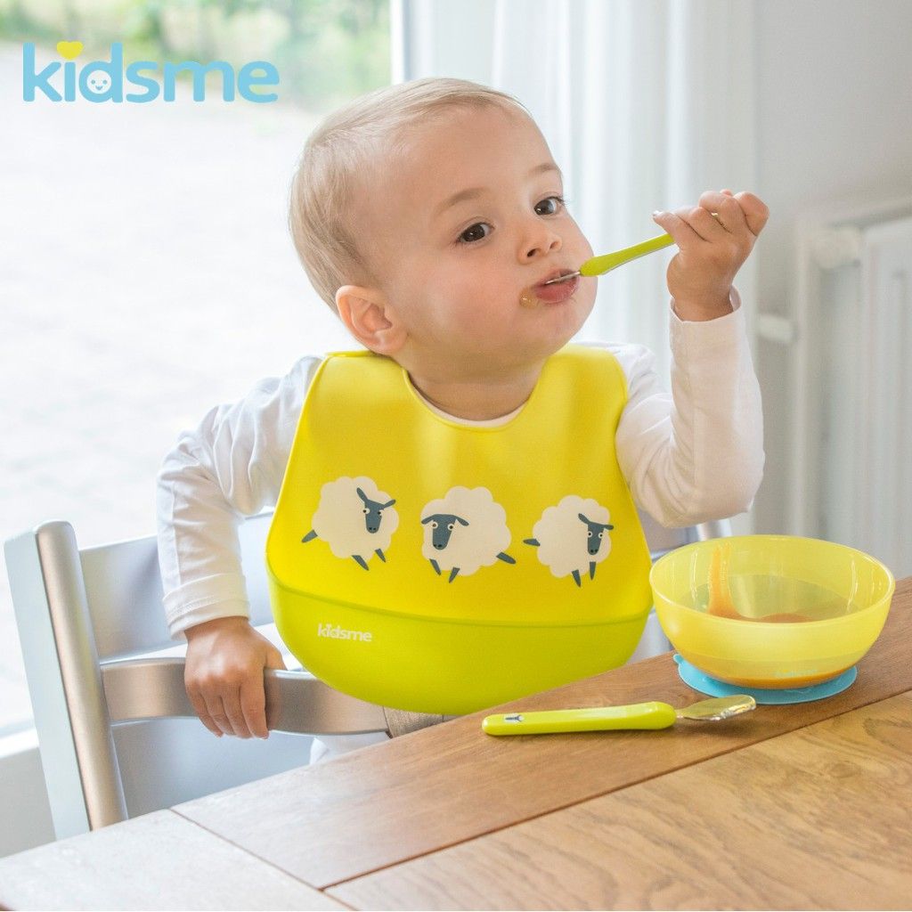 Yếm ăn silicone kidsme