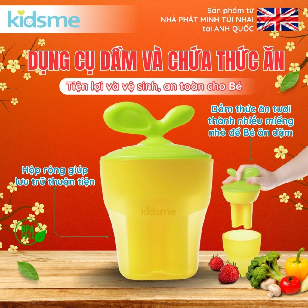 Dụng cụ dầm và chứa thức ăn kidsme