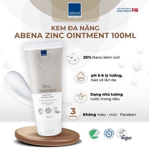 Kem đa năng Abena Zinc Ointment - Nhập Khẩu Đan Mạch
