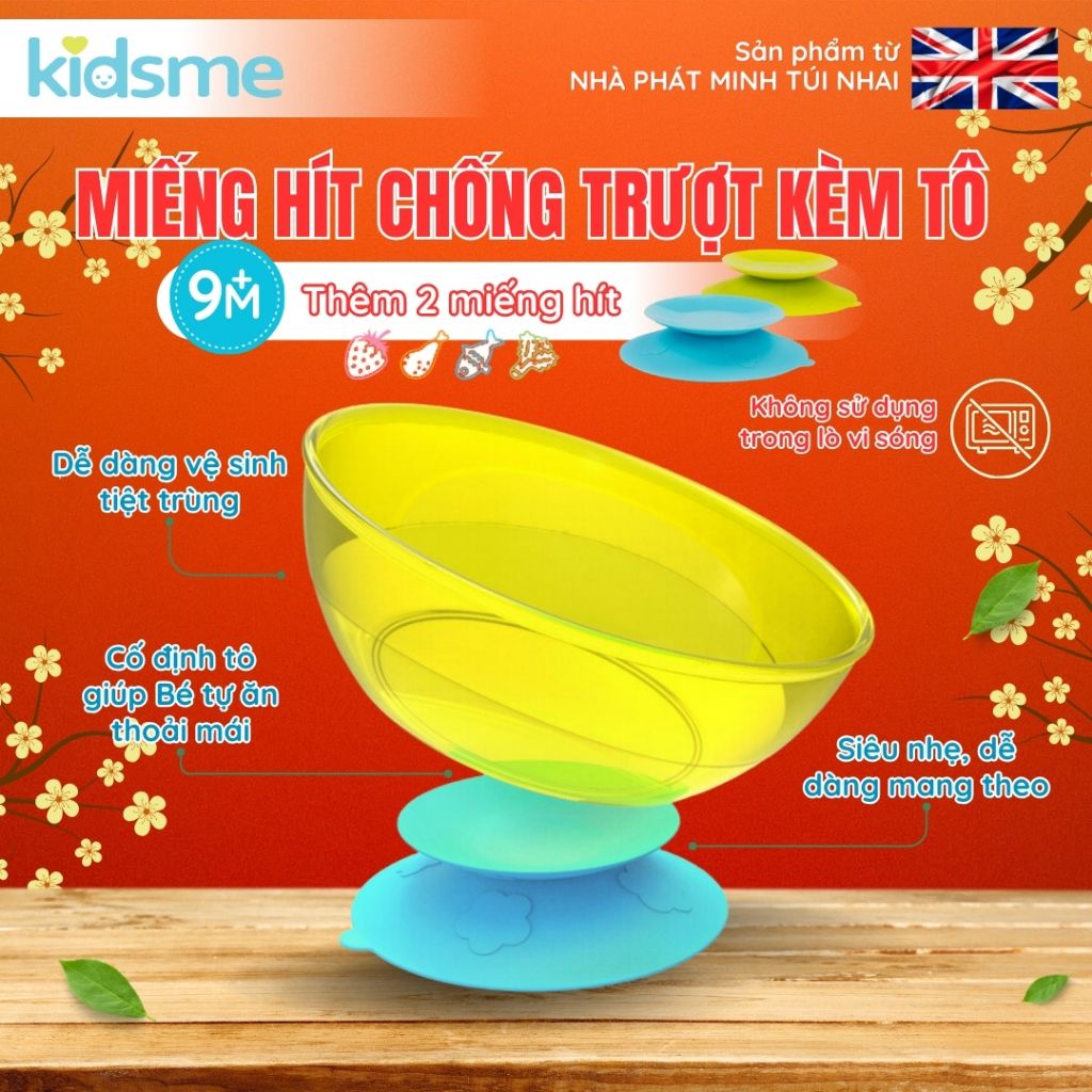 Bộ miếng hít chống trượt kèm tô màu