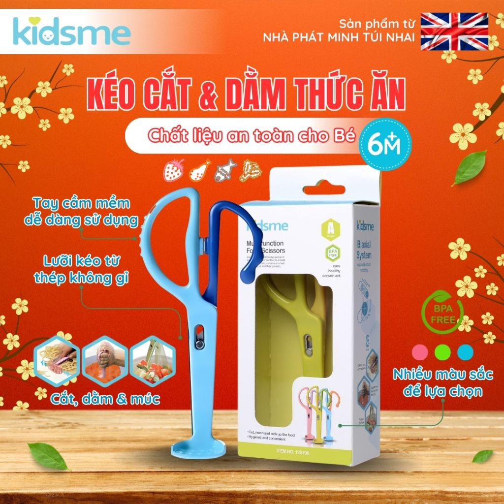Kéo cắt và dằm thức ăn Kidsme