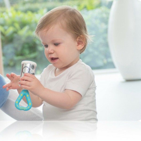 Đồ chơi Lục lạc có tay cầm cắn răng dịu nướu kidsme