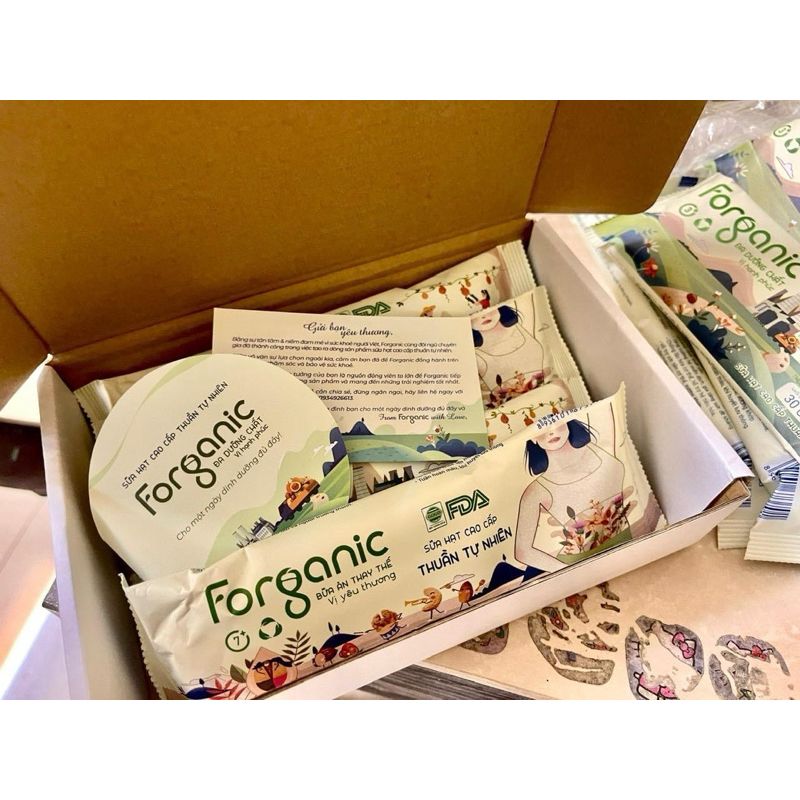 Combo Trải Nghiệm Gói Sữa Hạt Cao Cấp Forganic - (Đa Dưỡng Chất + Bữa Ăn Thay Thế)