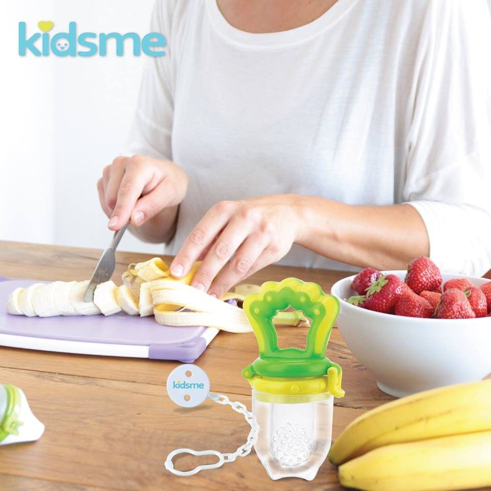 Túi nhai chống hóc tay cầm hình rau củ kidsme - Từ 04 tháng tuổi