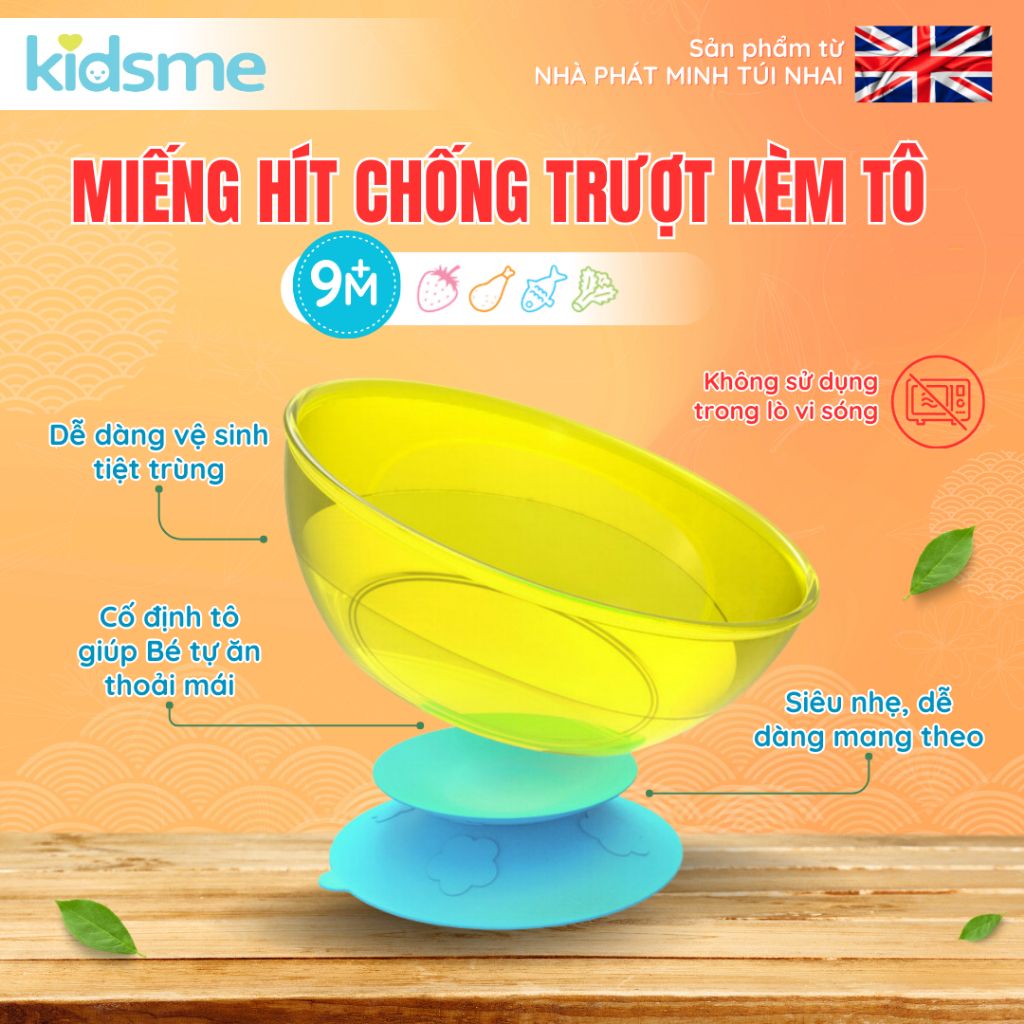 Bộ miếng hít chống trượt kèm tô màu