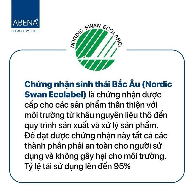 Combo Dầu gội tắm khô Abena tặng kèm 5 găng lau giúp làm sạch dịu nhẹ an toàn cho da - Nhập Khẩu Đan Mạch (Chai 200m )