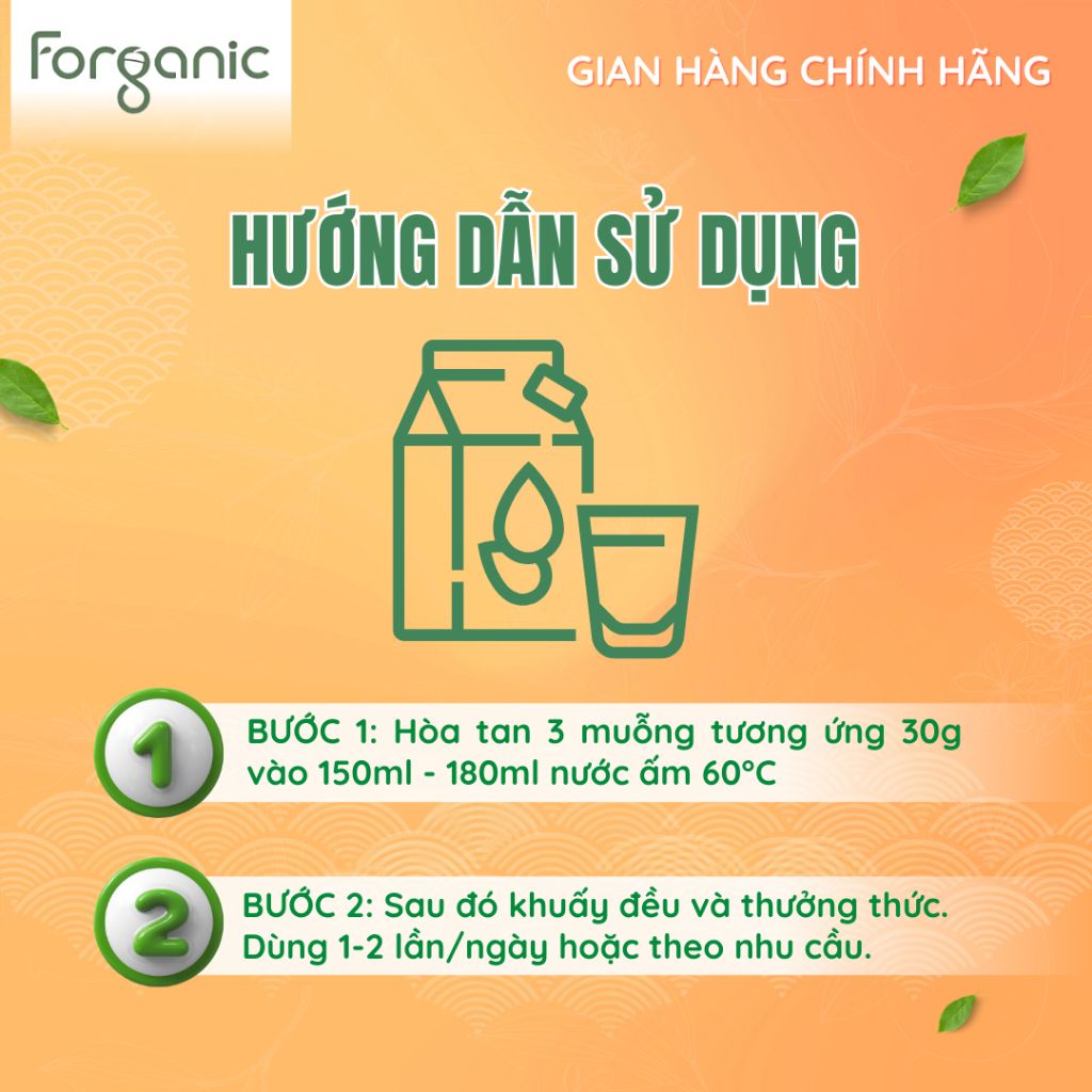 Sữa Hạt Forganic Đa dưỡng chất, Và Bữa Ăn Thay Thế bổ sung đạm và vitamin - Lon 400g