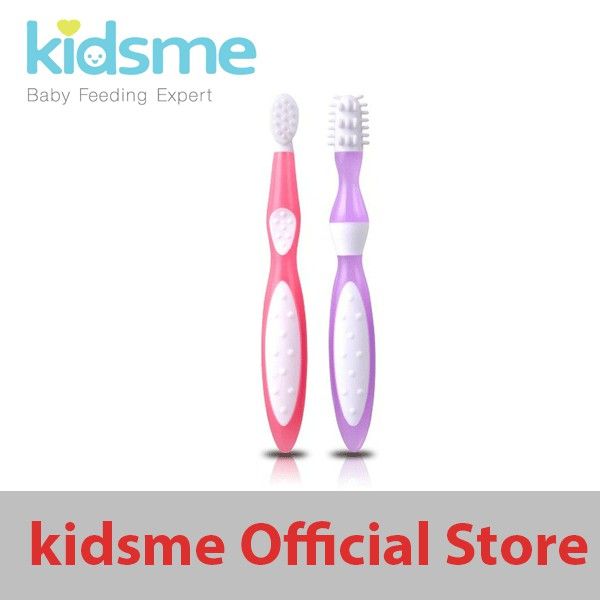 Bàn chải tập đánh răng kidsme - 2 cái cho 2 giai đoạn - 130051