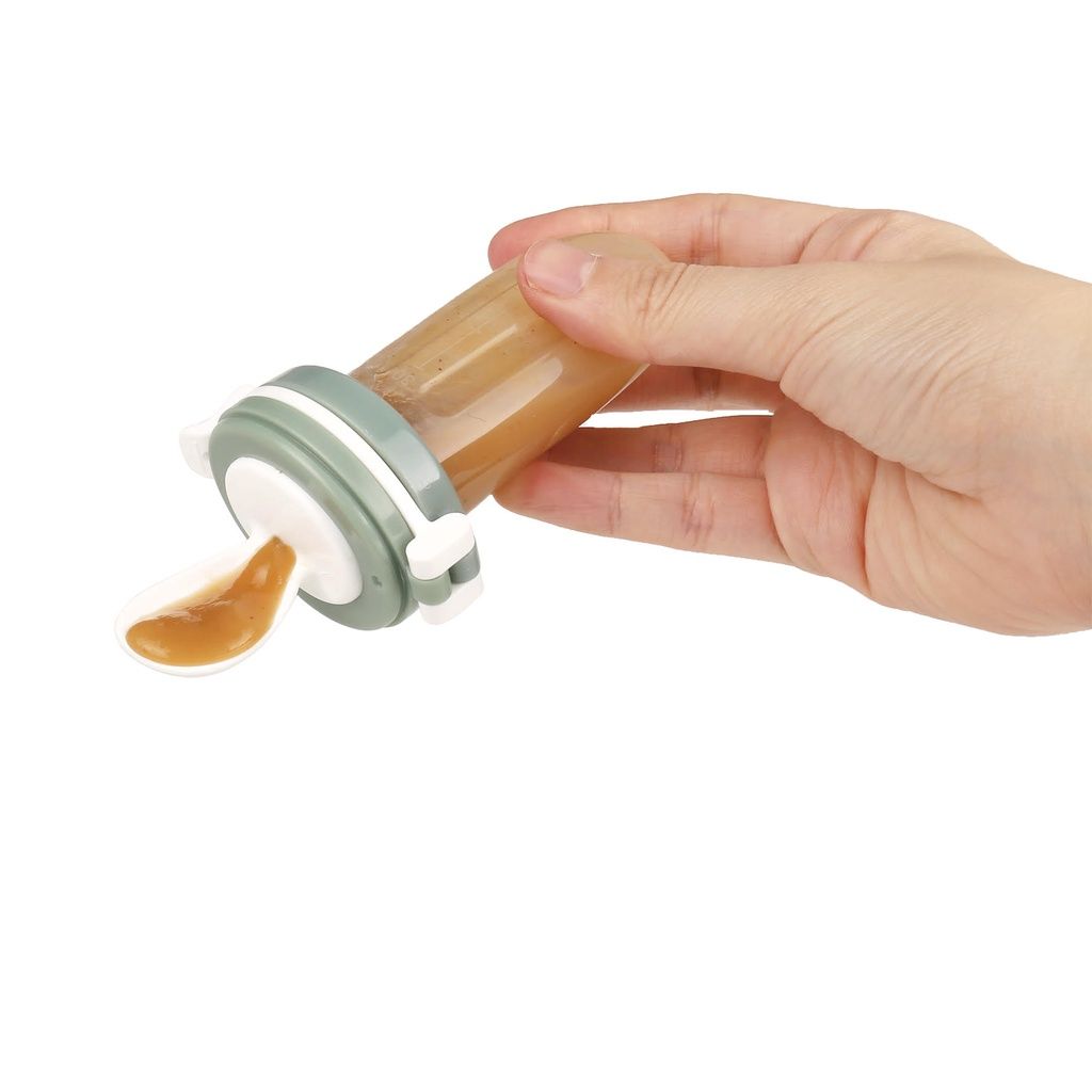 Bình bóp chống hóc Plus kidsme Màu Ri từ 04 tháng tuổi