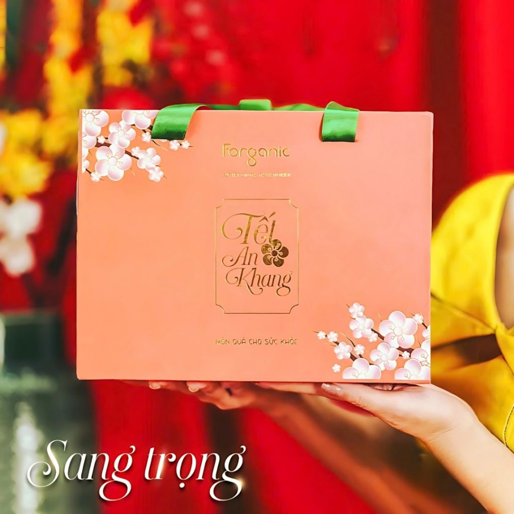 Sét quà tết 2 lon sữa hạt cao cấp Forganic 400g quà tặng yêu thương cho gia đình