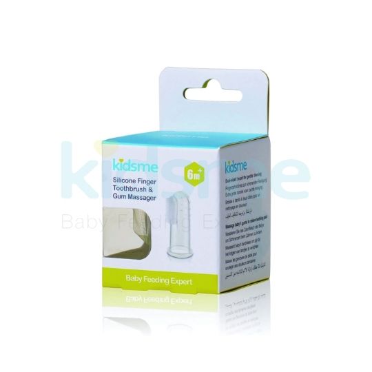 Bàn chải chà vệ sinh và xoa dịu nướu cho bé bằng Silicone kidsme