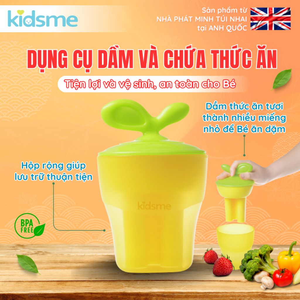 Dụng cụ dầm và chứa thức ăn kidsme