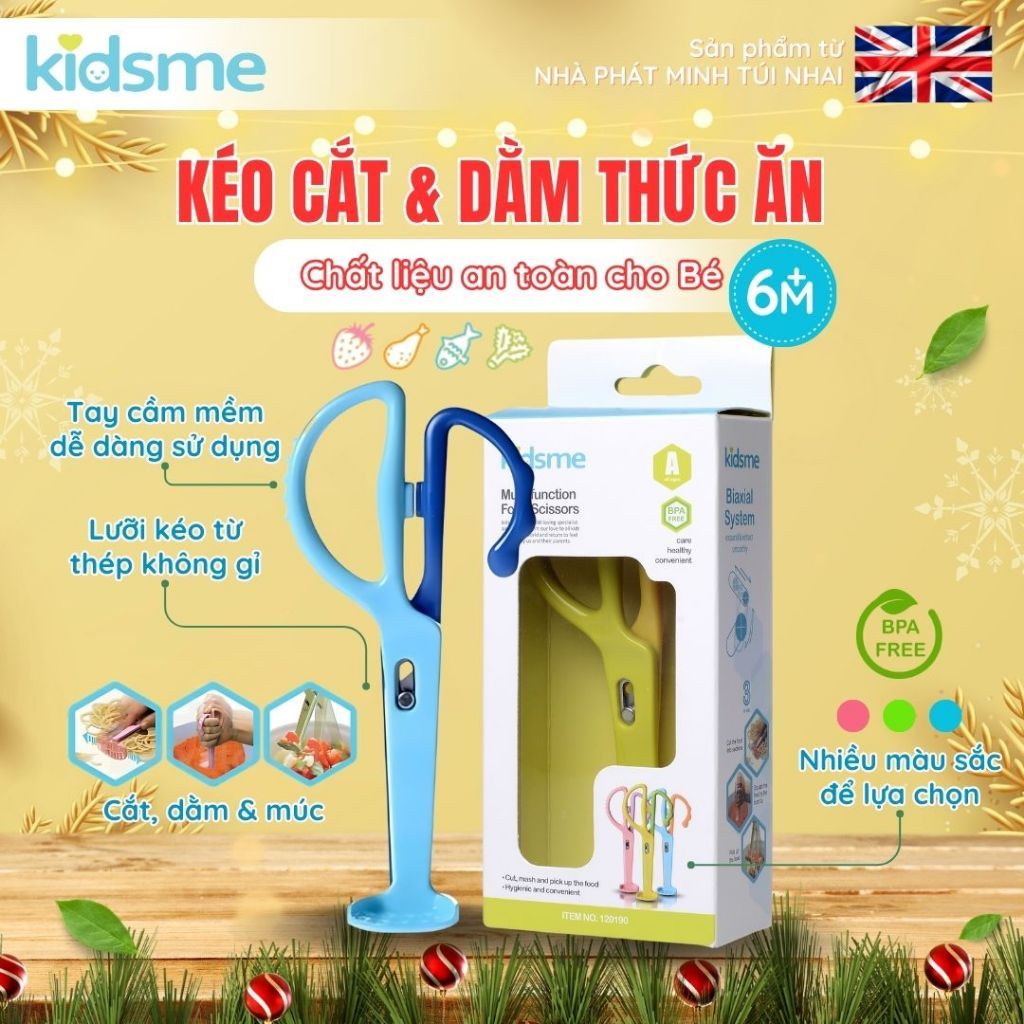 Kéo cắt và dằm thức ăn Kidsme