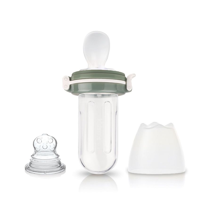 Bình bóp chống hóc Plus kidsme Màu Ri từ 04 tháng tuổi